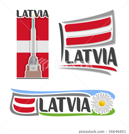 Vector logo for Latvia Vector logo for Latvia 56646801