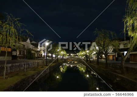 Night view Okayama Kurashiki cityscape 56646966