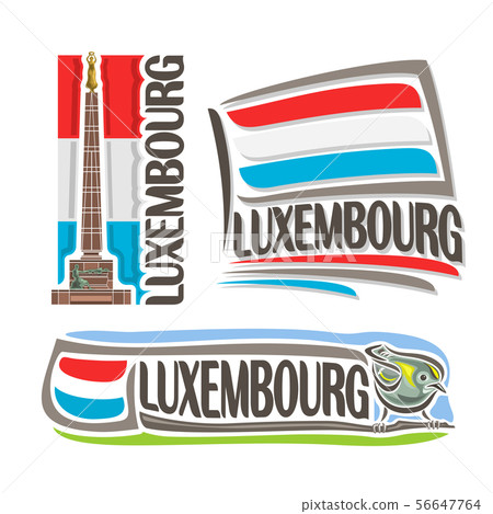 Vector logo for Luxembourg Vector logo for Luxembourg 56647764