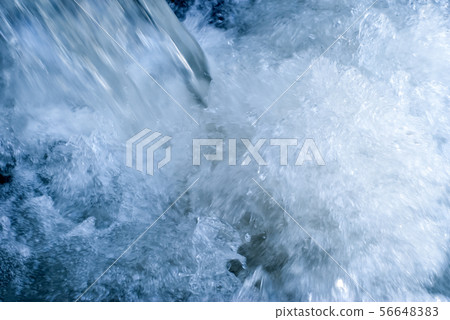 abstract background - stormy water stream 56648383