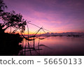 Fishing tool over the lake 56650133