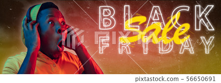 Black friday, sales. Modern design. Contemporary art collage. Black friday, sales. Modern design. Contemporary art collage. 56650691