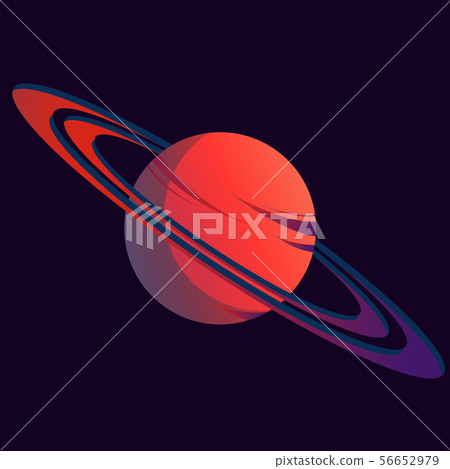 Planet. Round ball with rings Planet. Round ball with rings 56652979