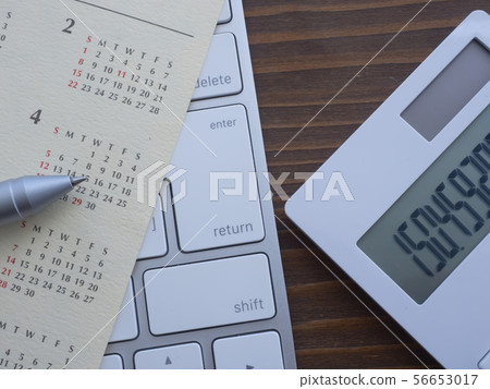 Business image · calendar · keyboard Business image · calendar · keyboard 56653017