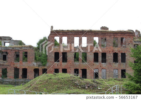 Old prison ruins, a city in St. Petersburg. Old prison ruins, a city in St. Petersburg. 56653167