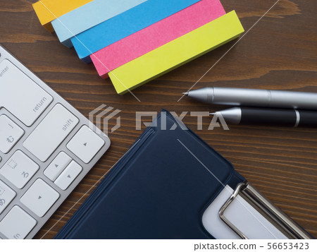 Business image, binder, keyboard, glasses 56653423