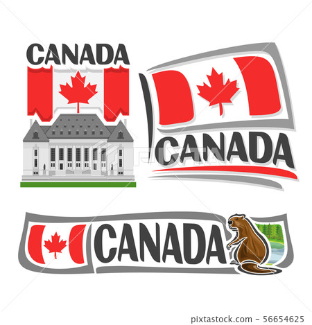 Vector logo for Canada - Stock Illustration [56654625] - PIXTA