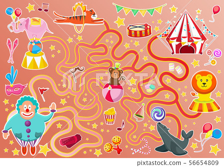 Cute, stylish baby developing game 56654809