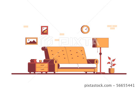 Living room interior 56655441