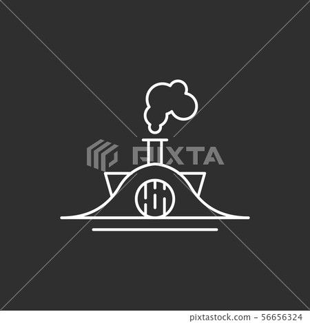 Fairytale house icon. Fairytale house icon. 56656324