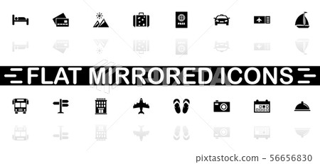 Travel - Flat Vector Icons 56656830