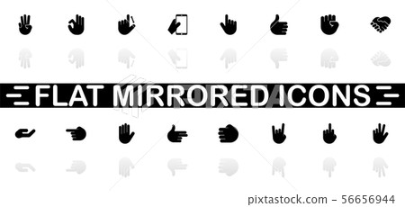 Hands - Flat Vector Icons 56656944