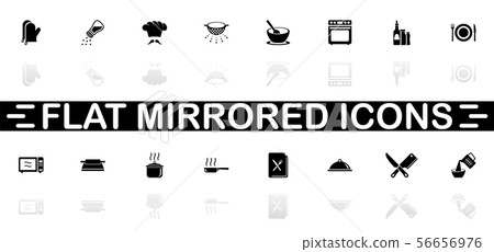 Cooking - Flat Vector Icons Cooking - Flat Vector Icons 56656976