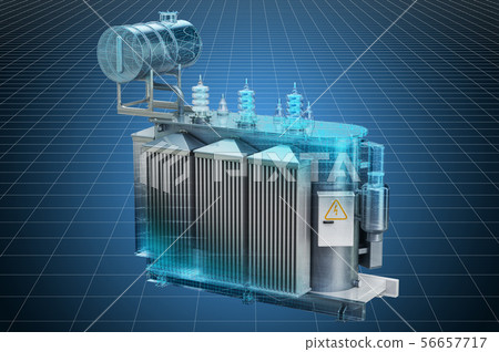 Visualization 3d cad model of transformer oil Visualization 3d cad model of transformer oil 56657717