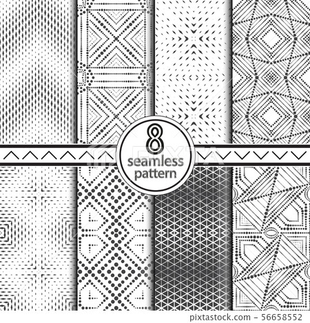 A set of seamless vector templates. A set of seamless vector templates. 56658552