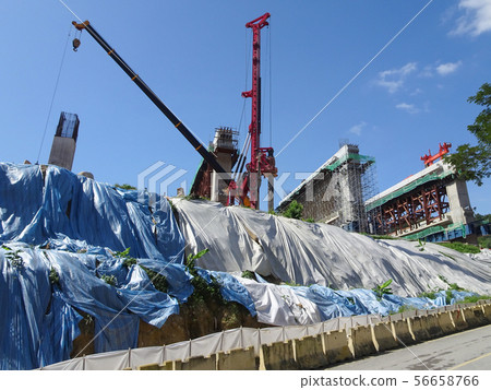 Temporary slope protection using plastic sheets Temporary slope protection using plastic sheets 56658766