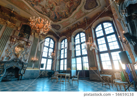 The interior of zamek Ksiaz naer Walbrzych The interior of zamek Ksiaz naer Walbrzych 56659138