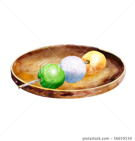 Japanese food Dango - Stock Illustration [56659539] - PIXTA