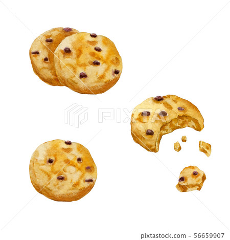 Watercolor cookies illustration 9660744 PNG