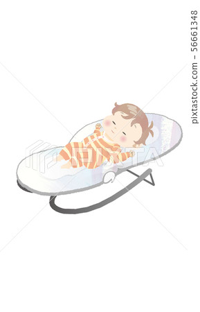 Sleeping baby 56661348