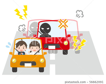駕駛乘用車的男女 56662091