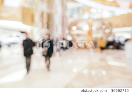Abstract blur shopping mall of department store interior Abstract blur shopping mall of department store interior 56662713
