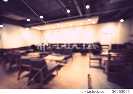 Abstract blur and defocused restaurant and coffee shop cafe interior Abstract blur and defocused restaurant and coffee shop cafe interior 56663005