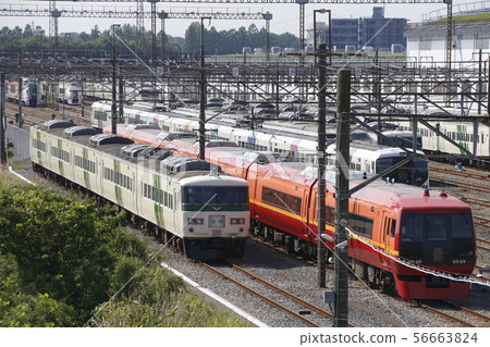 大宮一般車輛中心東大宮中心的特快列車 大宮一般車輛中心東大宮中心的特快列車 56663824