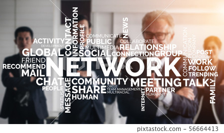 Human Resources and People Networking Concept. 56664413