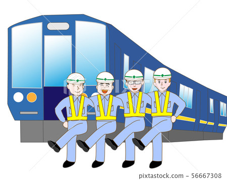 Railway worker exercises Railway worker exercises 56667308