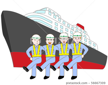 港口工人練習 56667309