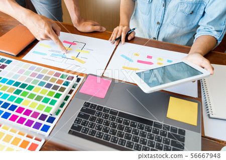 business technology concept, creative team 56667948