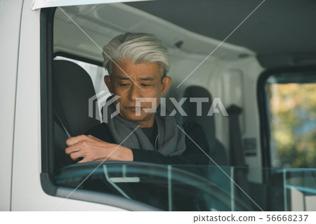 senior citizen, senior, truck 56668237
