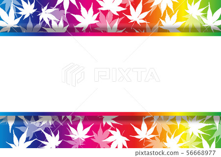 矢量圖日式背景材料壁紙，秋天，秋天的落葉，落葉，楓樹，日本柏，標題空間，免費，免費大小， 56668977