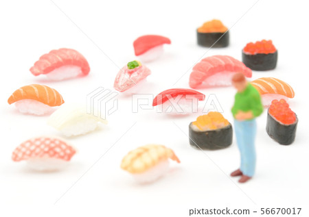 Sushi and person 56670017