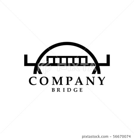 Bridge icon vector illustration Logo template 56670074