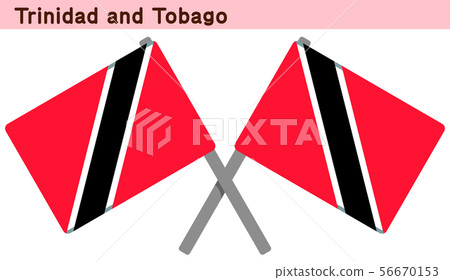 越過特立尼達和多巴哥國旗 56670153