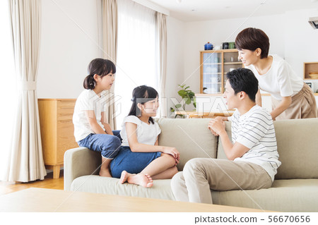 Family parent and child family female child 56670656