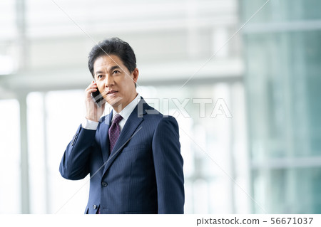 Business image male office worker middle businessman Business image male office worker middle businessman 56671037