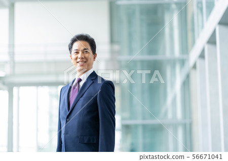 Business image male office worker middle businessman Business image male office worker middle businessman 56671041