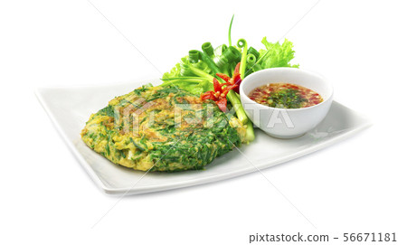 Fried Eggs with Climbing Wattle Pancake Fried Eggs with Climbing Wattle Pancake 56671181