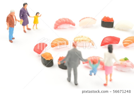 Sushi and person Sushi and person 56671248