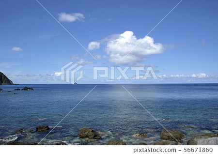 Ocean and clouds 56671860