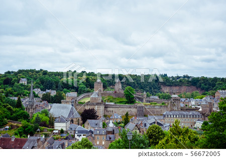 Fougeres old town sightseeing, castle and fort . Fougeres old town sightseeing, castle and fort . 56672005