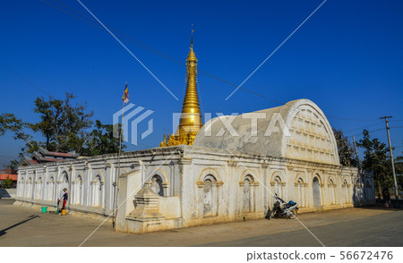 White temple in Inle Lake, Myanmar White temple in Inle Lake, Myanmar 56672476