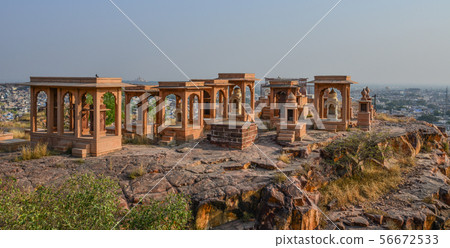 Ancient temple in Jodhpur, India 56672533