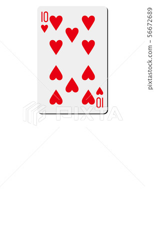 撲克牌心10 56672689