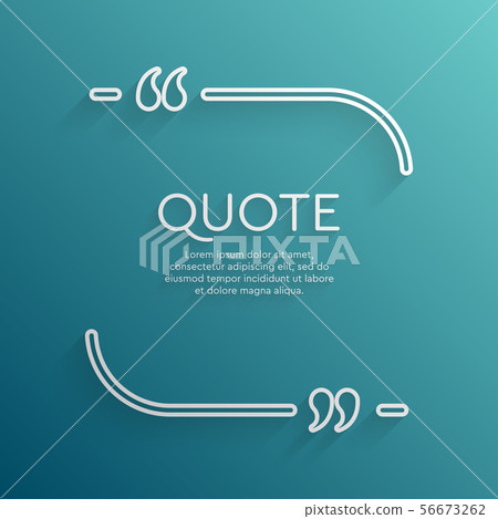 Vector template blank lime creative white quote Vector template blank lime creative white quote 56673262