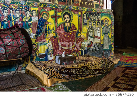 Ethiopia. Zege Peninsula in Lake Tana. Ura Kidane Mehret Church 56674150