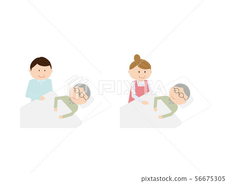 Family: Care leave woman - Stock Illustration [56675305] - PIXTA